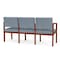 Lesro 3 Seat Tandem Seating W/ No Center Arms, 65 in W 26 in L 31.5 in H, Lenox Series LW3101 - alternate 2